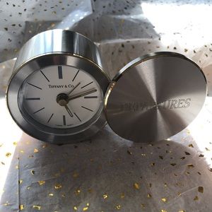 Tiffany & Co. Swiss Quartz Travel Alarm Clock